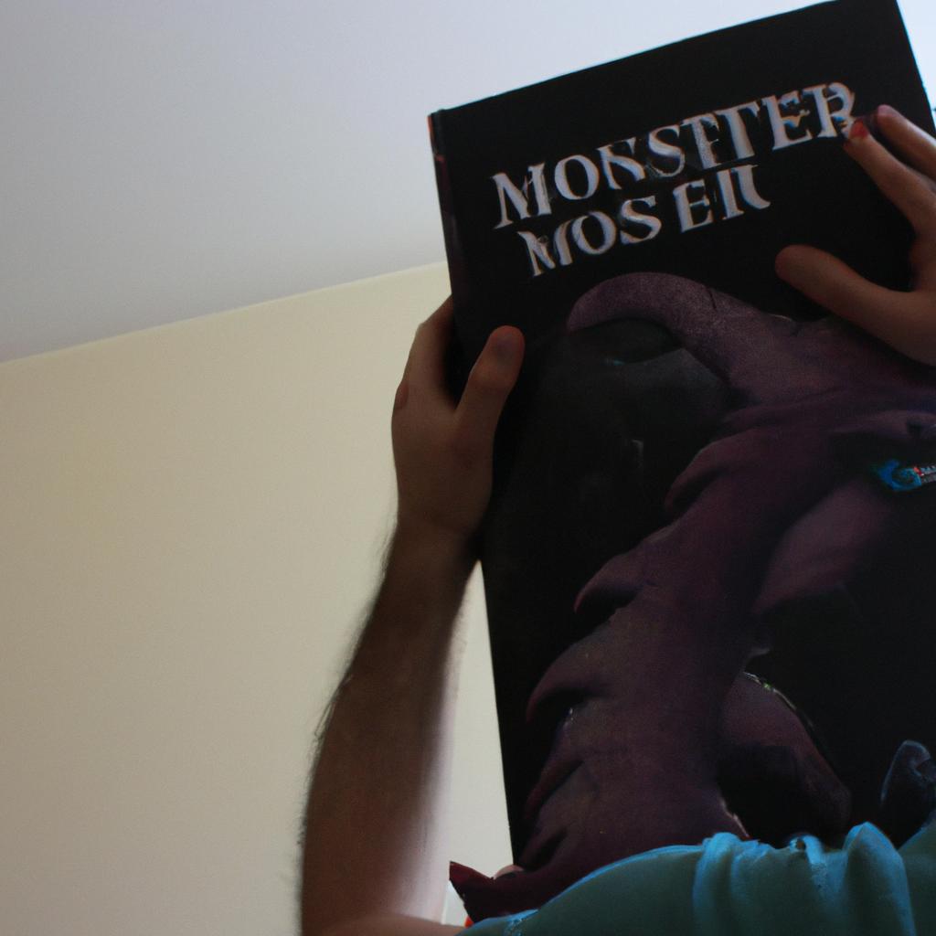 Person researching giant monster RPGs
